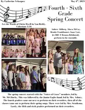 Fourth - Sixth Grade Spring Concerts