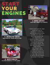 Yearbook cars